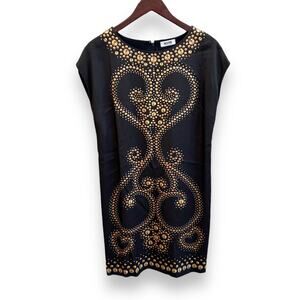 MOSCHINO Printed Sheath Dress Size 10